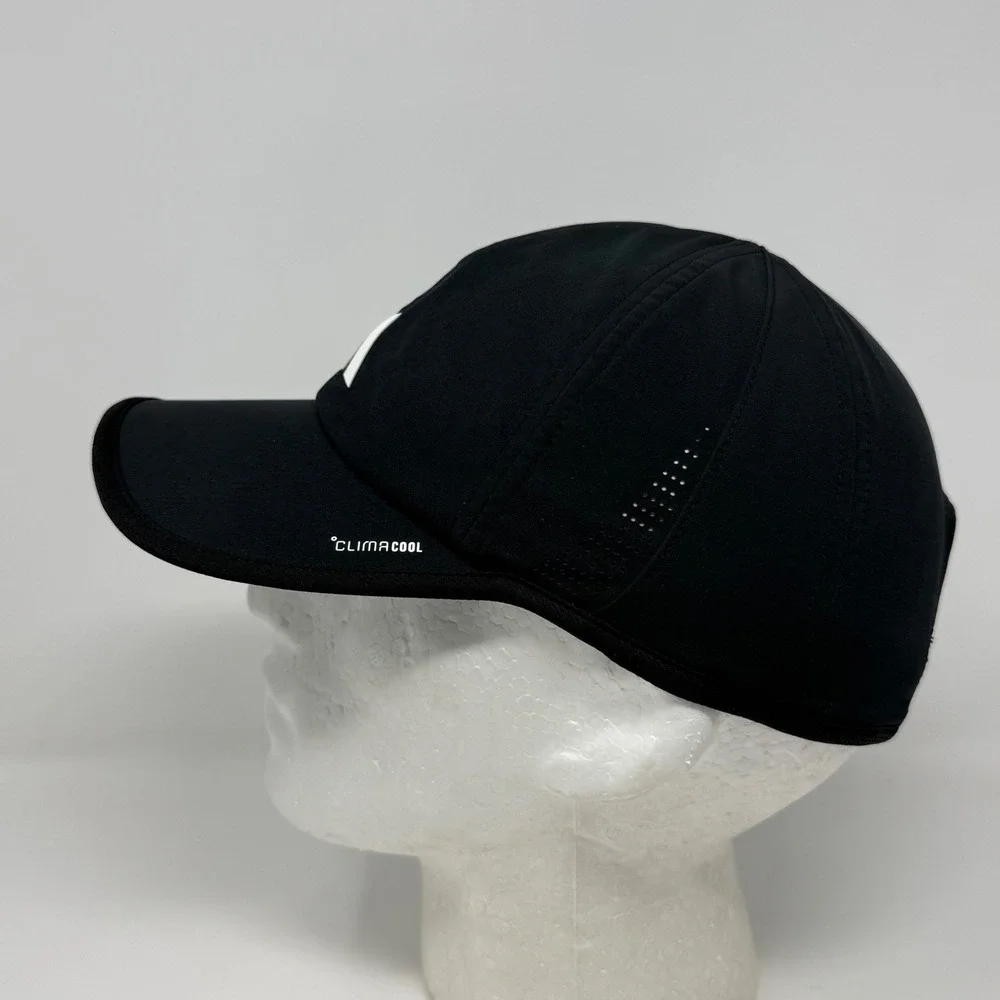 Adidas ClimaCool Running Hat Black White Performance Training Cap C183 90288
